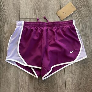 Nike girls Purple Running Shorts